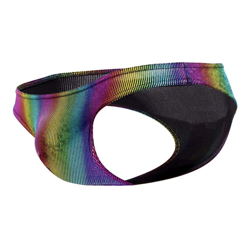 Doreanse Bikini Disco Briefs Low-Rise & Lean Cut Brief In Rainbow 1373 - SexyMenUnderwear.com