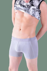 DOREANSE Boxer Casual Cotton Modal Boxer Smoke Grey 1755 10 - SexyMenUnderwear.com