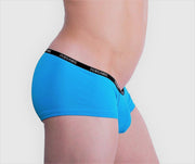 DOREANSE Boxer Hipster Mini Trunk Micro-Modal Turquoise 1781 7 - SexyMenUnderwear.com
