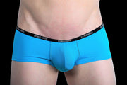DOREANSE Boxer Hipster Mini Trunk Micro-Modal Turquoise 1781 7 - SexyMenUnderwear.com