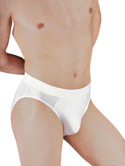 DOREANSE Briefs Modal Cotton Classic White Brief 1323 4 - SexyMenUnderwear.com