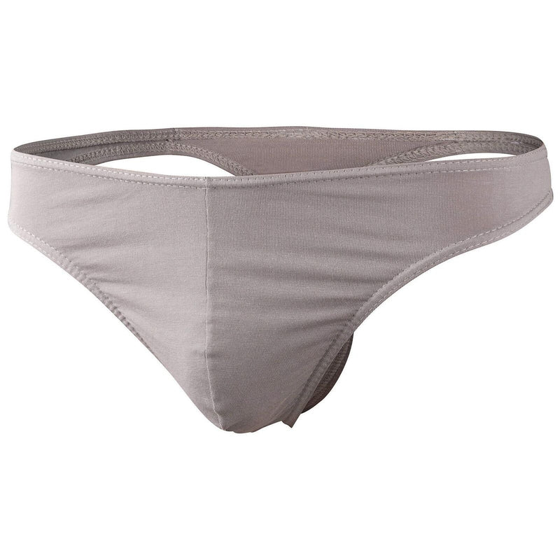 DOREANSE Cotton Men Thong Grey 1280 14 - SexyMenUnderwear.com