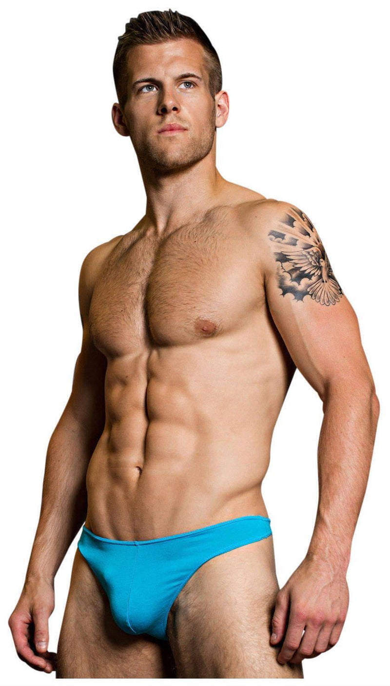 DOREANSE Cotton Modal Mens Thong Underwear For Men Turquoise 1280 14 - SexyMenUnderwear.com