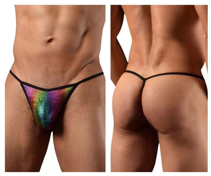 Doreanse Disco Thongs Rainbow Minimal String 1300 17 - SexyMenUnderwear.com
