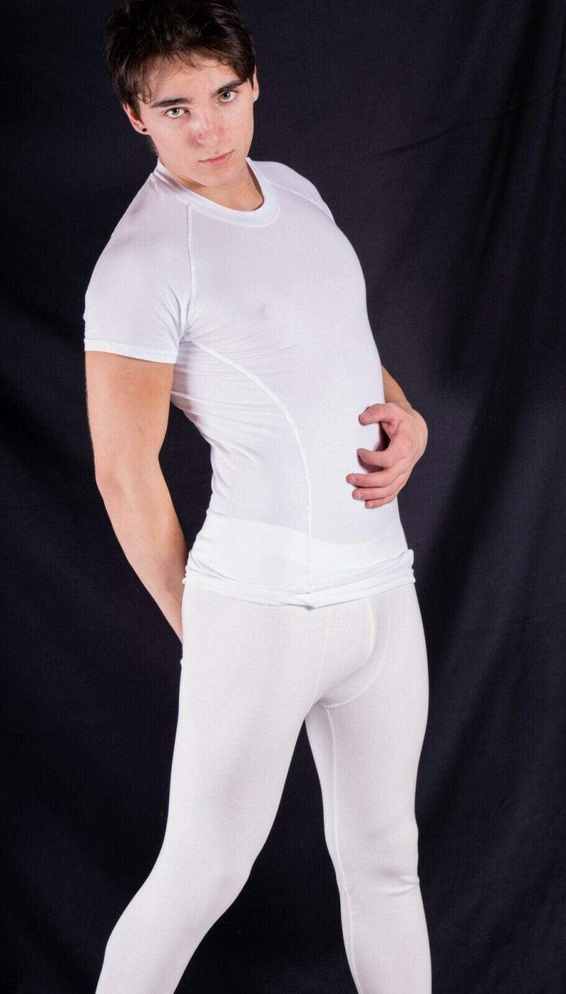 DOREANSE Long John Pants leggings Thermal Viloft Anti Humidy White 1965 2A - SexyMenUnderwear.com