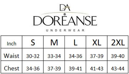 DOREANSE Mens Bodysuit Soft Quality Cotton Men Singlet White 5002 2A - SexyMenUnderwear.com