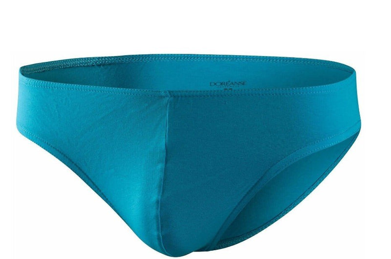 Doreanse Mens boys Micro Brief Cotton Modal Casual Underwear Turquoise 1281 13 - SexyMenUnderwear.com
