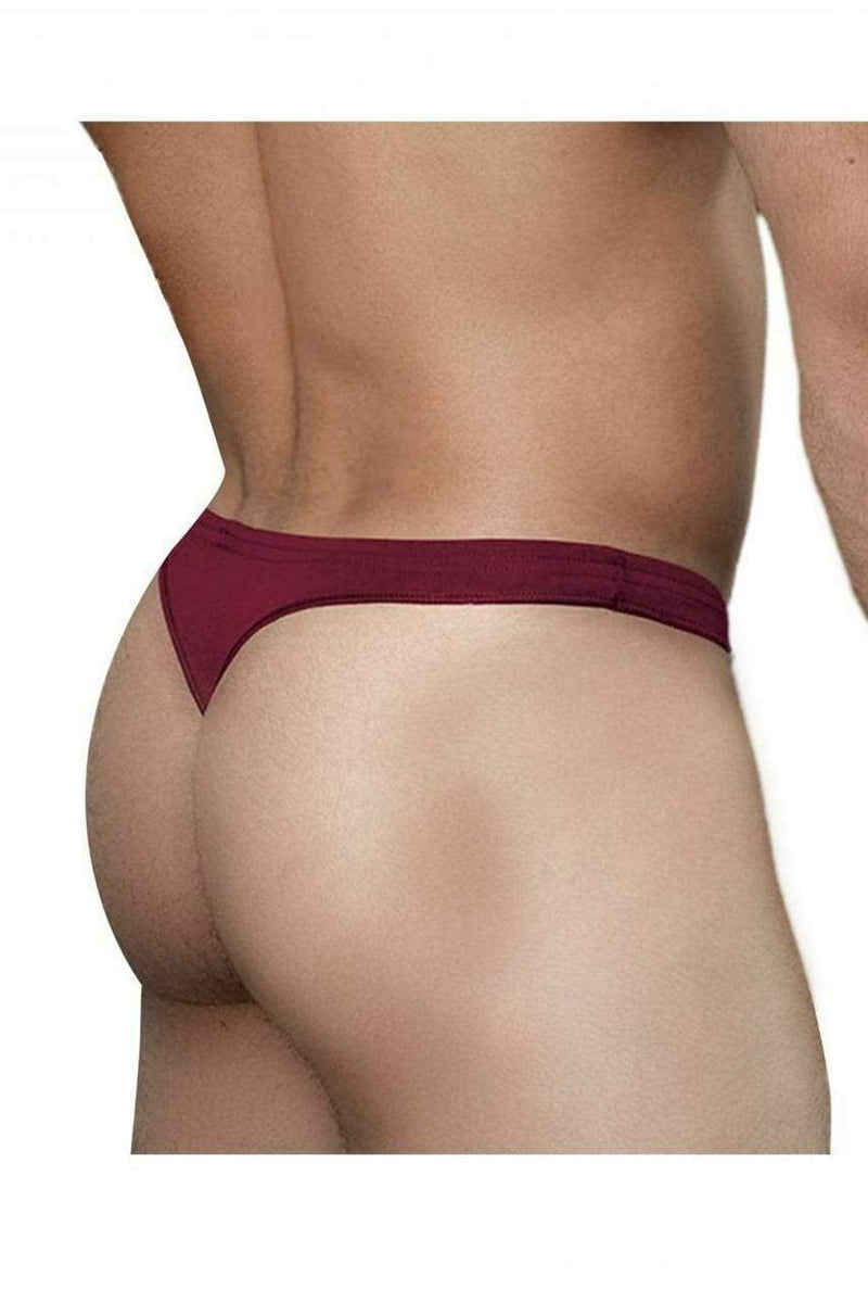 DOREANSE Mens String Underwear Euro Mens Thong Claret-Red 1392 15A - SexyMenUnderwear.com