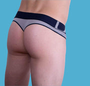 DOREANSE Mens Thong Underwear G-String Homme Herren Tanga Grey 1250 7 - SexyMenUnderwear.com
