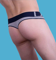 DOREANSE Mens Thong Underwear G-String Homme Herren Tanga Grey 1250 7 - SexyMenUnderwear.com
