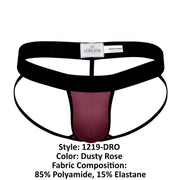 Doreanse String Jock Quick-Dry Super Sleek Jockstrap Dusty Rose 1219 - SexyMenUnderwear.com