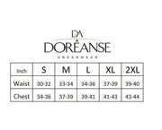DOREANSE T-Shirt Basic Crew Neck Short Sleeved Black 2550 3 - SexyMenUnderwear.com