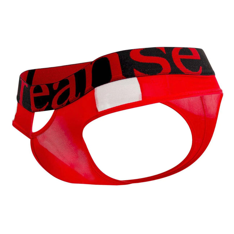 Doreanse Window Thong Soft & Sleeky Low-Rise Thongs Red 1224 18 - SexyMenUnderwear.com