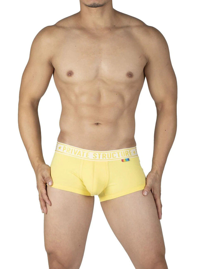 Duo Pack Private Structure Boxer Trunk Happy Dream Atlantic Blue + Yellow 4386 - SexyMenUnderwear.com