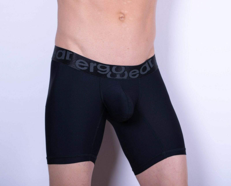 Ergo wear ErgoWear Boxer MAX XV Midcut Long Boxers Trunks Black 0839 11