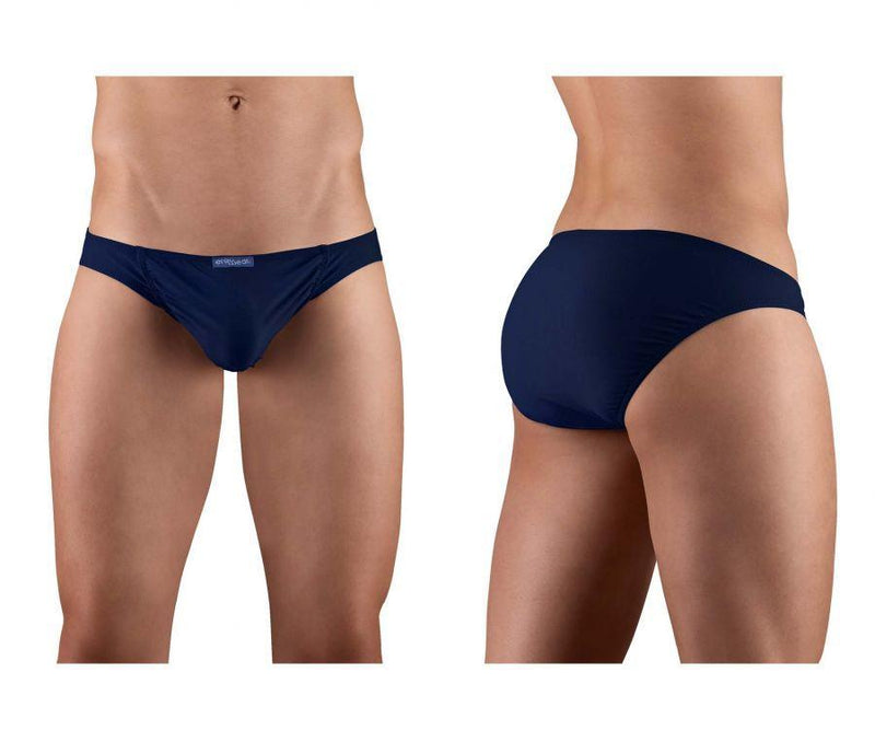 ErgoWear Bikini Brief FEEL GR8 Stretchy Microfiber Night Blue 1085 12 - SexyMenUnderwear.com