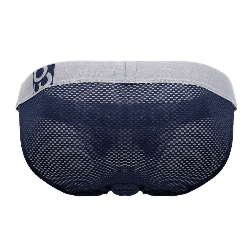ErgoWear Bikini Brief MAX Mesh Pouch Stretchy Sports Briefs Dark Blue 1208 56 - SexyMenUnderwear.com