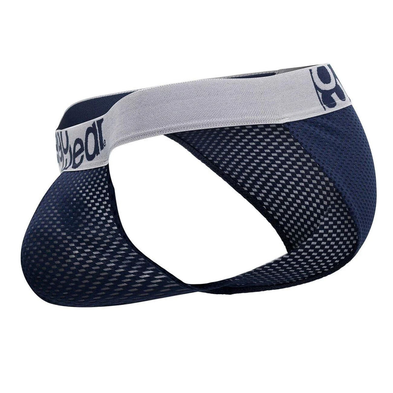 ErgoWear Bikini Brief MAX Mesh Pouch Stretchy Sports Briefs Dark Blue 1208 56 - SexyMenUnderwear.com