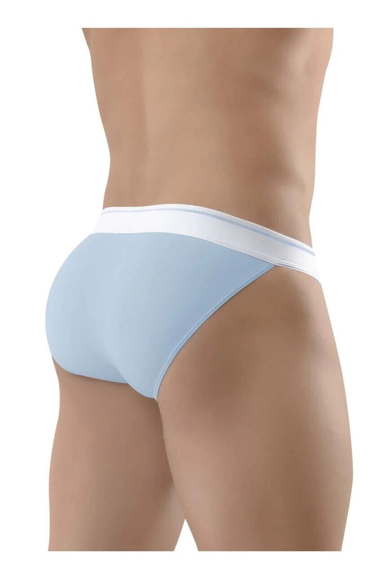 ErgoWear Bikini Brief MAX SE Comfort Low-Rise Briefs Light Blue 1308 - SexyMenUnderwear.com