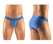 ErgoWear Bikini Brief MAX XV Quick Dry Low-Rise Briefs Stone Blue 1174 31 - SexyMenUnderwear.com