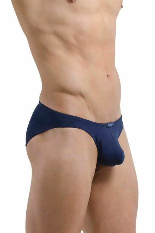 ErgoWear Bikini Brief X4D Ergonomic Silky Soft Microfiber Fabric Navy 0899 17 - SexyMenUnderwear.com