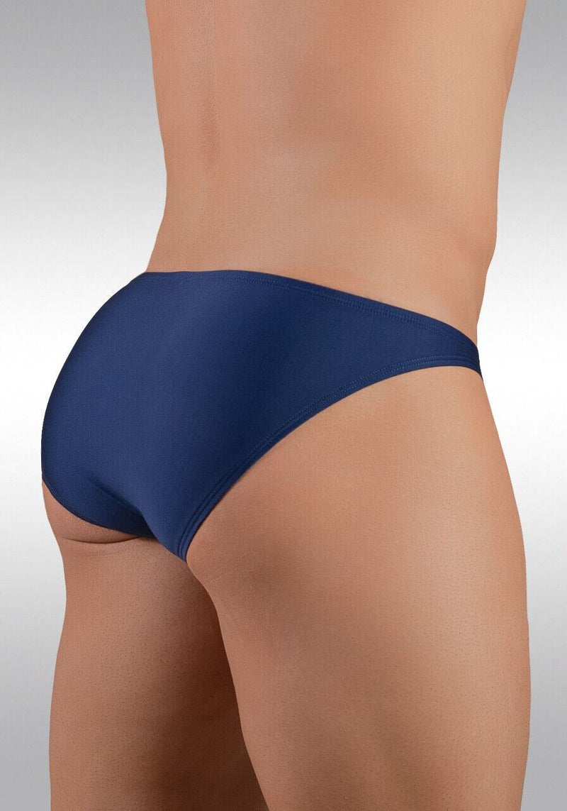 ERGOWEAR Bikini Briefs X4D Totaly Ergonomic Minimal Flat-Sewn Dark Blue 1237 49 - SexyMenUnderwear.com