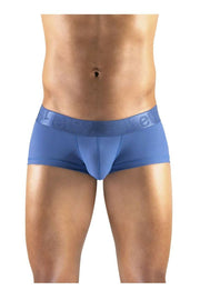 ErgoWear Boxer Briefs MAX XV Silky Boxer Stetchy Microfiber Stone Blue 1175 32 - SexyMenUnderwear.com
