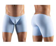 ErgoWear Boxer FEEL GR8 Quick-Dry Soft Long Boxer Briefs Sky Blue 1130 39 - SexyMenUnderwear.com
