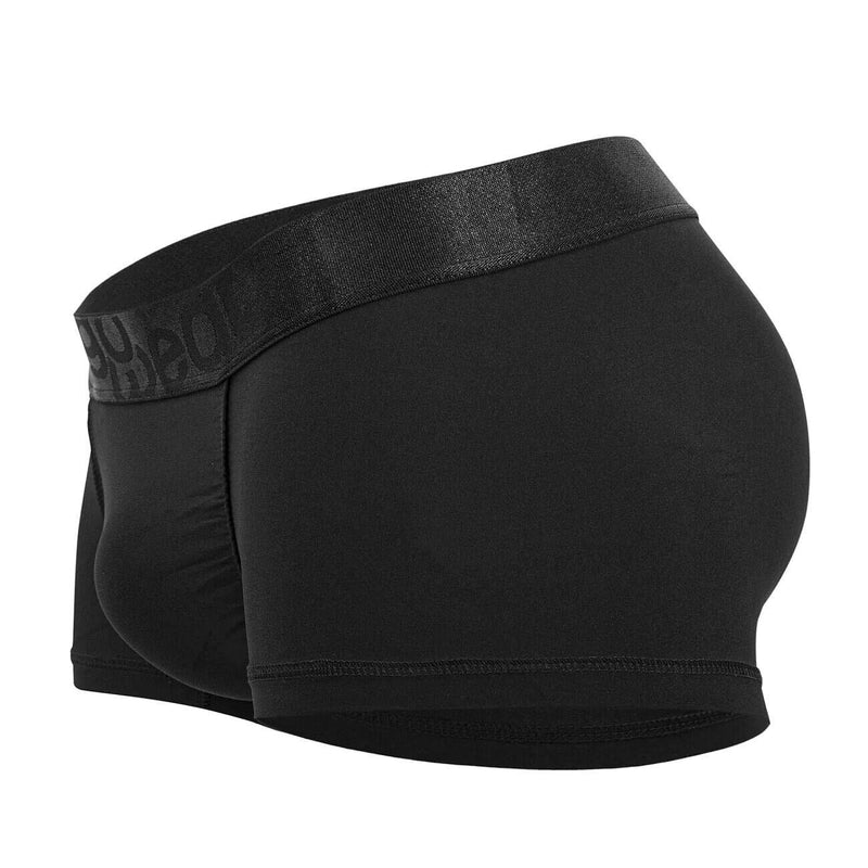 ErgoWear Boxer Feel XX Stretch Trunks Shape Retention Contoured Pouch Black 1407 - SexyMenUnderwear.com