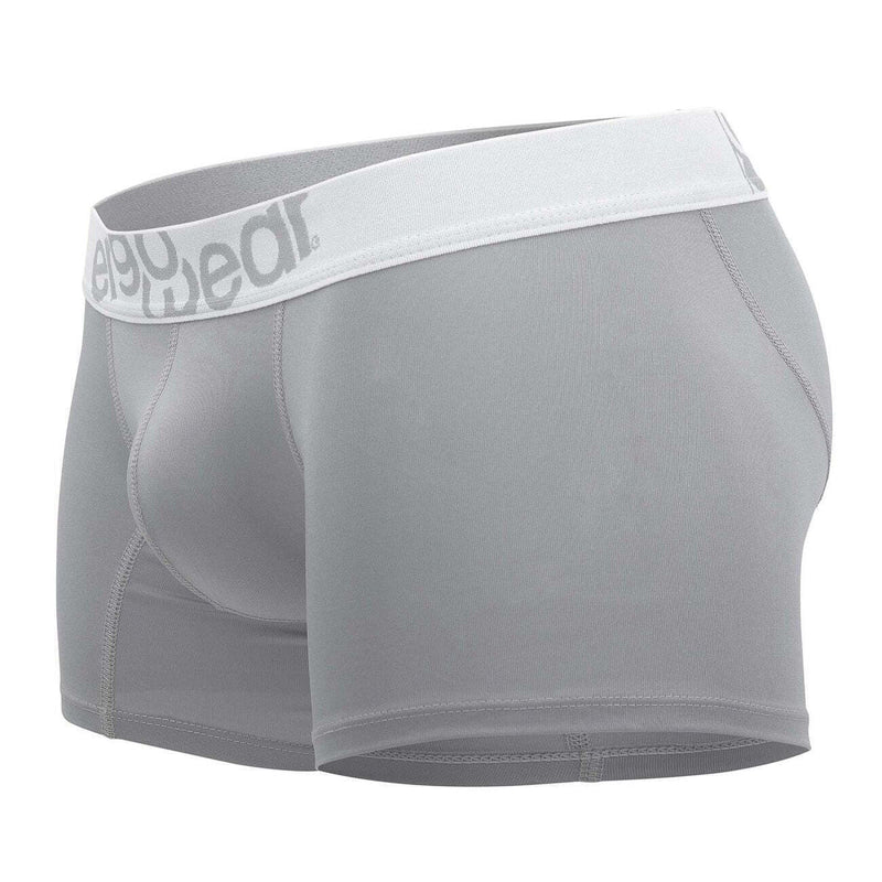ErgoWear Boxer HIP Trunks Low-Rise Stretchy Boxer Seamed Pouch Mid Gray 1367 - SexyMenUnderwear.com