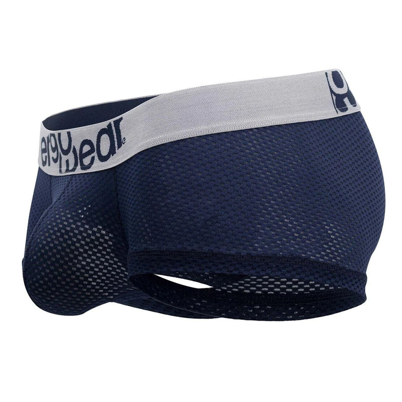 ErgoWear Boxer MAX Mesh Stretchy Sports Trunks Dark Blue 1209 57 - SexyMenUnderwear.com