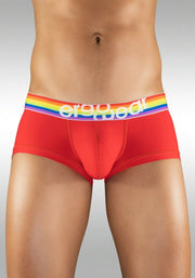 ErgoWear Boxer MAX XV 3D Pouch Hyper-Soft Rainbow Gay Pride Boxer Red 1121 1 - SexyMenUnderwear.com