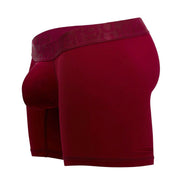 ErgoWear Boxer Trunks MAX XV Midcut Stretchy Boxer Microfiber Burgundy 1172 44 - SexyMenUnderwear.com