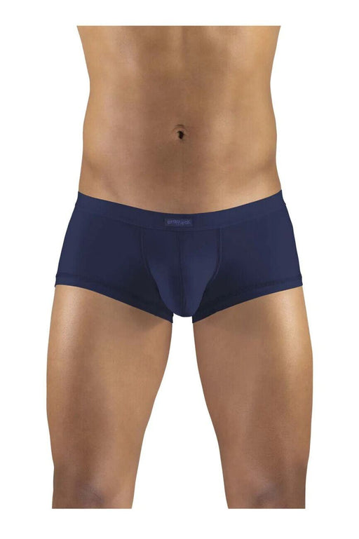 ERGOWEAR Boxer Trunks SLK Body-Defining Seamed Pouch Boxer Navy Blue 1149 45 - SexyMenUnderwear.com