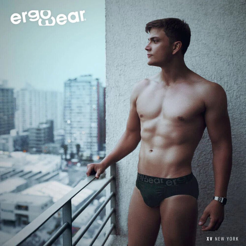 ErgoWear Breif FEEL XV Soho Briefs With Roomy Pouch Black 0846 36 - SexyMenUnderwear.com