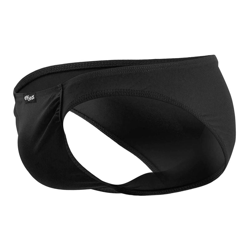 ErgoWear Brief Feel GR8 Low-Rise Bikini Briefs Jet Black 1246 - SexyMenUnderwear.com