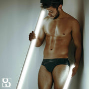 ErgoWear Brief FEEL XV Adaptable Pouch Space Gray 0634 35 - SexyMenUnderwear.com