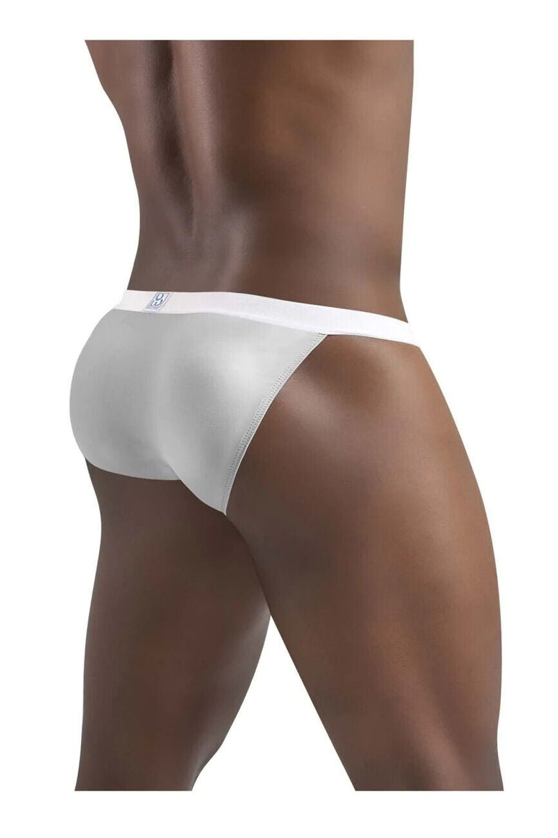 ErgoWear Briefs Bikini-Cut SLK Ergonomically-Shaped Pouch Light Gray 1376 32 - SexyMenUnderwear.com