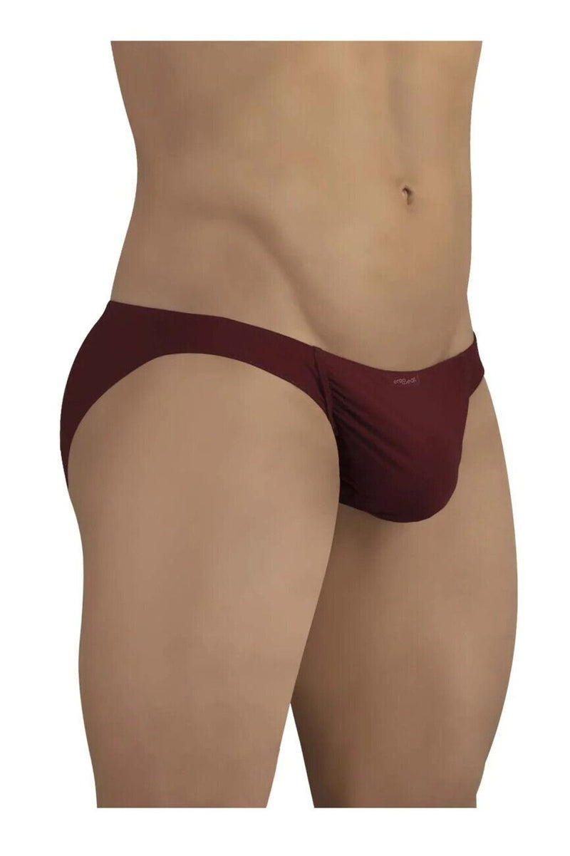 ErgoWear Briefs Feel GR8 Low-Rise Bikini Brief Burgundy Red 1250 29 - SexyMenUnderwear.com
