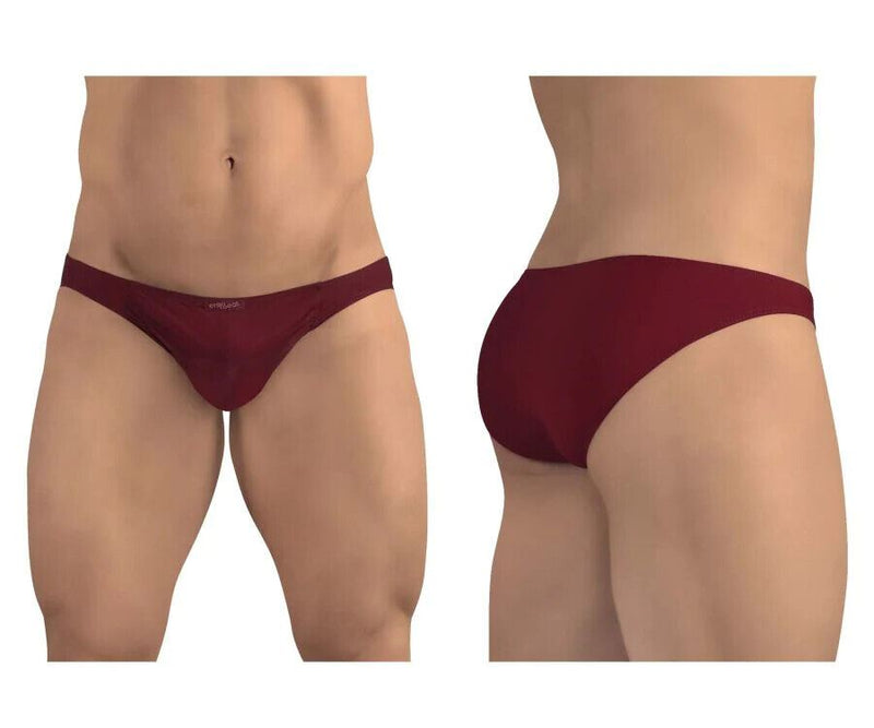 ErgoWear Briefs Feel GR8 Low-Rise Bikini Brief Burgundy Red 1250 29 - SexyMenUnderwear.com