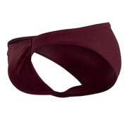 ErgoWear Briefs Feel GR8 Low-Rise Bikini Brief Burgundy Red 1250 29 - SexyMenUnderwear.com