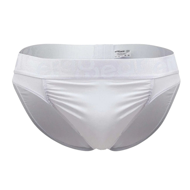 ErgoWear Briefs FEEL XV Super Silky Stretch White Microfiber 1200 54 - SexyMenUnderwear.com