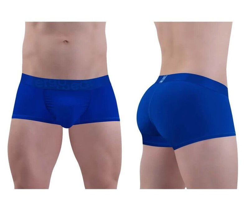 ErgoWear Feel XX Boxer Trunks Stretch Contoured Pouch Electric Blue 1411 - SexyMenUnderwear.com
