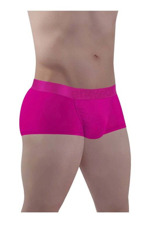 ErgoWear Feel XX Boxer Trunks Stretch Contoured Pouch Raspberry Pink 1403 - SexyMenUnderwear.com