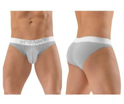 ErgoWear Hip Bikini Briefs Super Sleek Low-Rise Brief Soft Mid Gray 1366 - SexyMenUnderwear.com