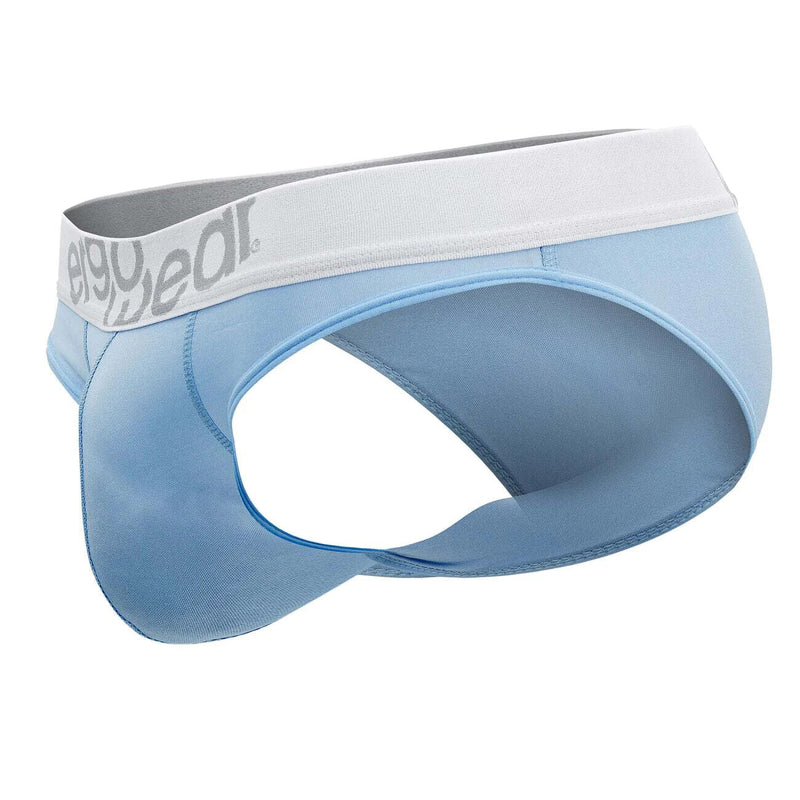 ErgoWear Hip Bikini Briefs Super Sleek Low-Rise Brief Soft Placid Blue 1369 - SexyMenUnderwear.com