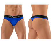 ErgoWear Hip Thongs Silky Soft Microfiber in Electric Blue Thong 1359 - SexyMenUnderwear.com