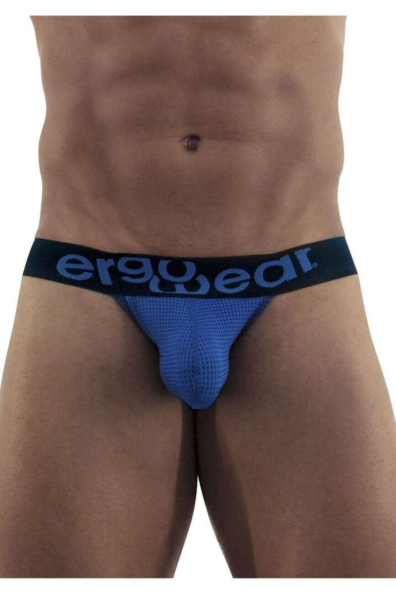 ErgoWear Jockstrap GYM Ultra Classic Sport Jock Strong Blue Royal 1358 47 - SexyMenUnderwear.com