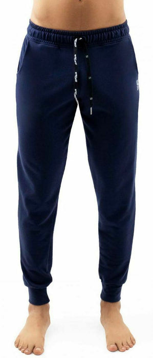 ErgoWear Jogger GYM Athletic Legging Pants Woven Cotton Dark Blue 1111 2 - SexyMenUnderwear.com