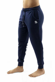 ErgoWear Jogger GYM Athletic Legging Pants Woven Cotton Dark Blue 1111 2 - SexyMenUnderwear.com